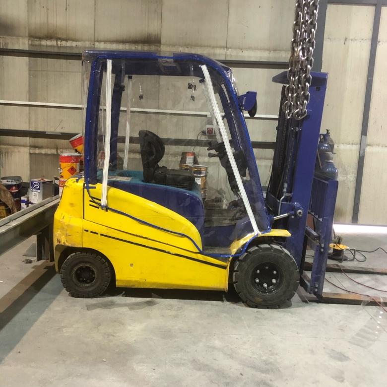 forklift brandası,forklift çadırı,